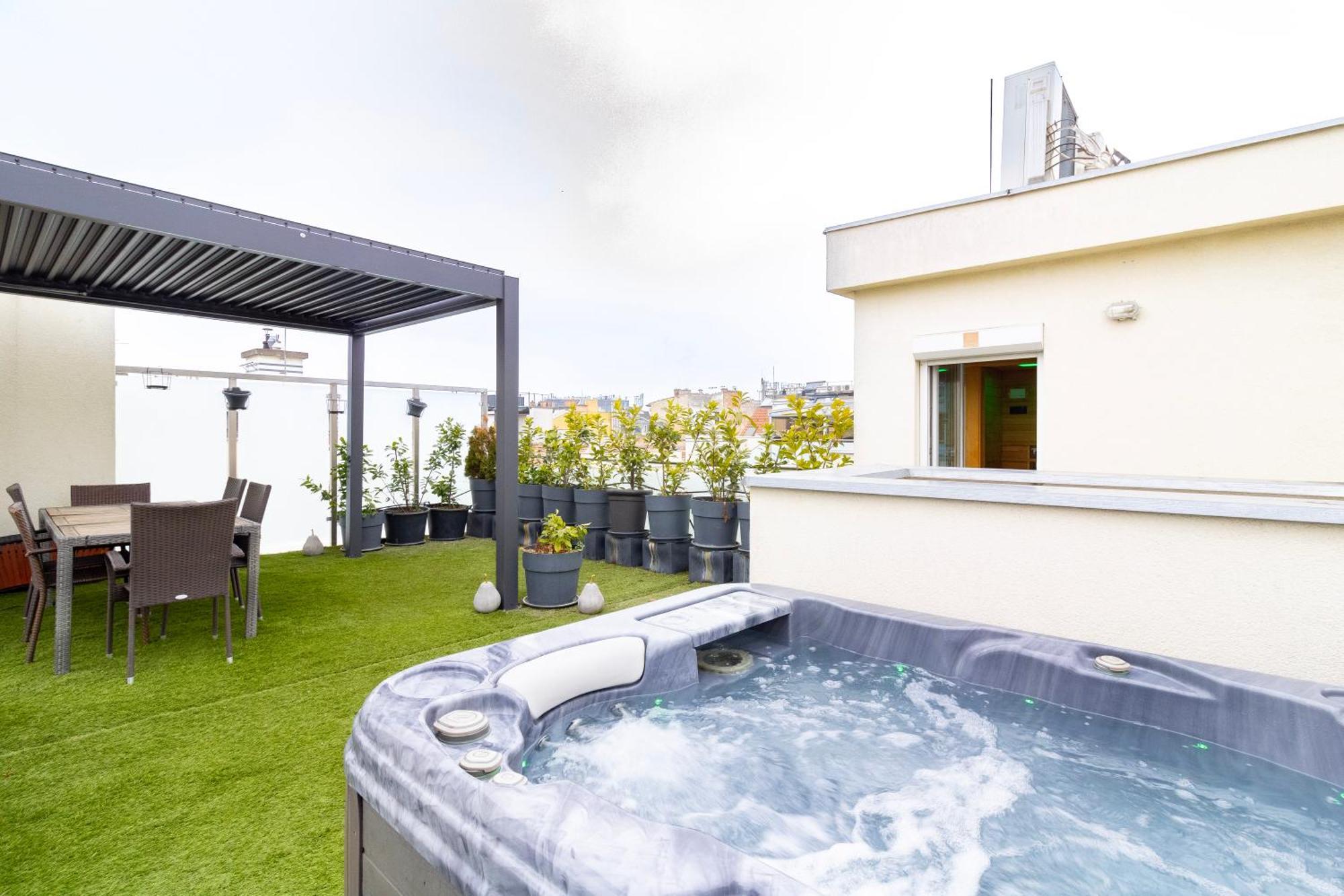 בודפשט Jacuzzi Roofterrace Luxury Over The Opera מראה חיצוני תמונה